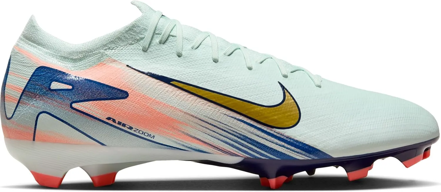 Nike Vapor 16 Pro Mercurial Dream Speed FG Low-Top Soccer Cleats (FZ1390-300, Barely Green/Crimson Pulse/Metallic Gold Coin)