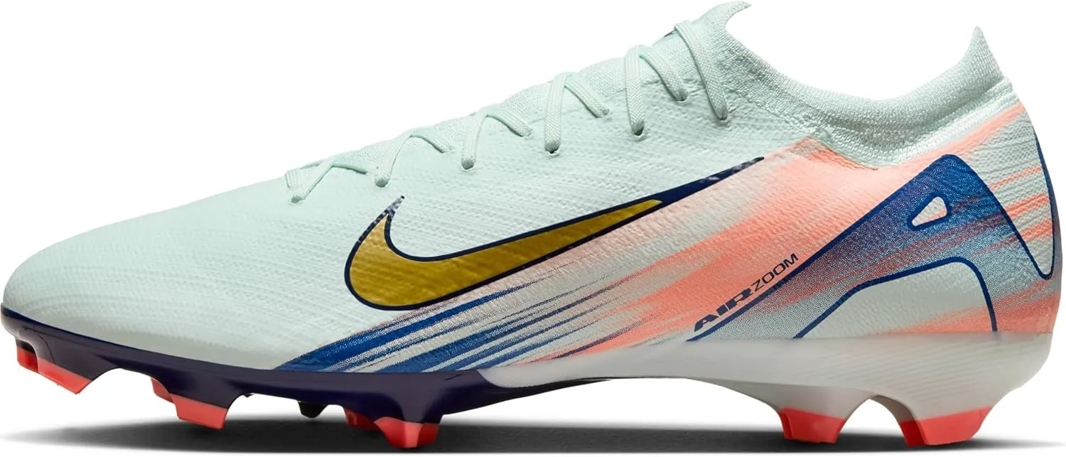 Nike Vapor 16 Pro Mercurial Dream Speed FG Low-Top Soccer Cleats (FZ1390-300, Barely Green/Crimson Pulse/Metallic Gold Coin)
