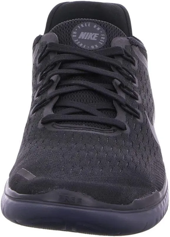 Nike Women's Free RN 2018 Black/White Running Shoe 7 US