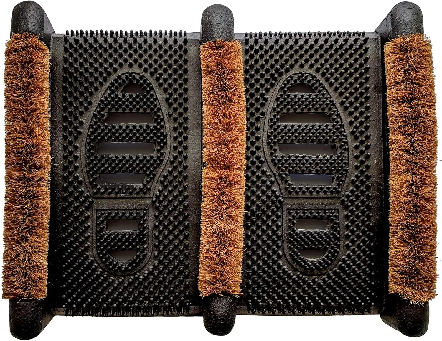 Ninamar Mud Scrubber Rubber Brush Mat - Scrub & Scrape Muddy Shoes