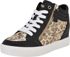 Nine West Women's Tons High Top Hidden Wedge Sneaker