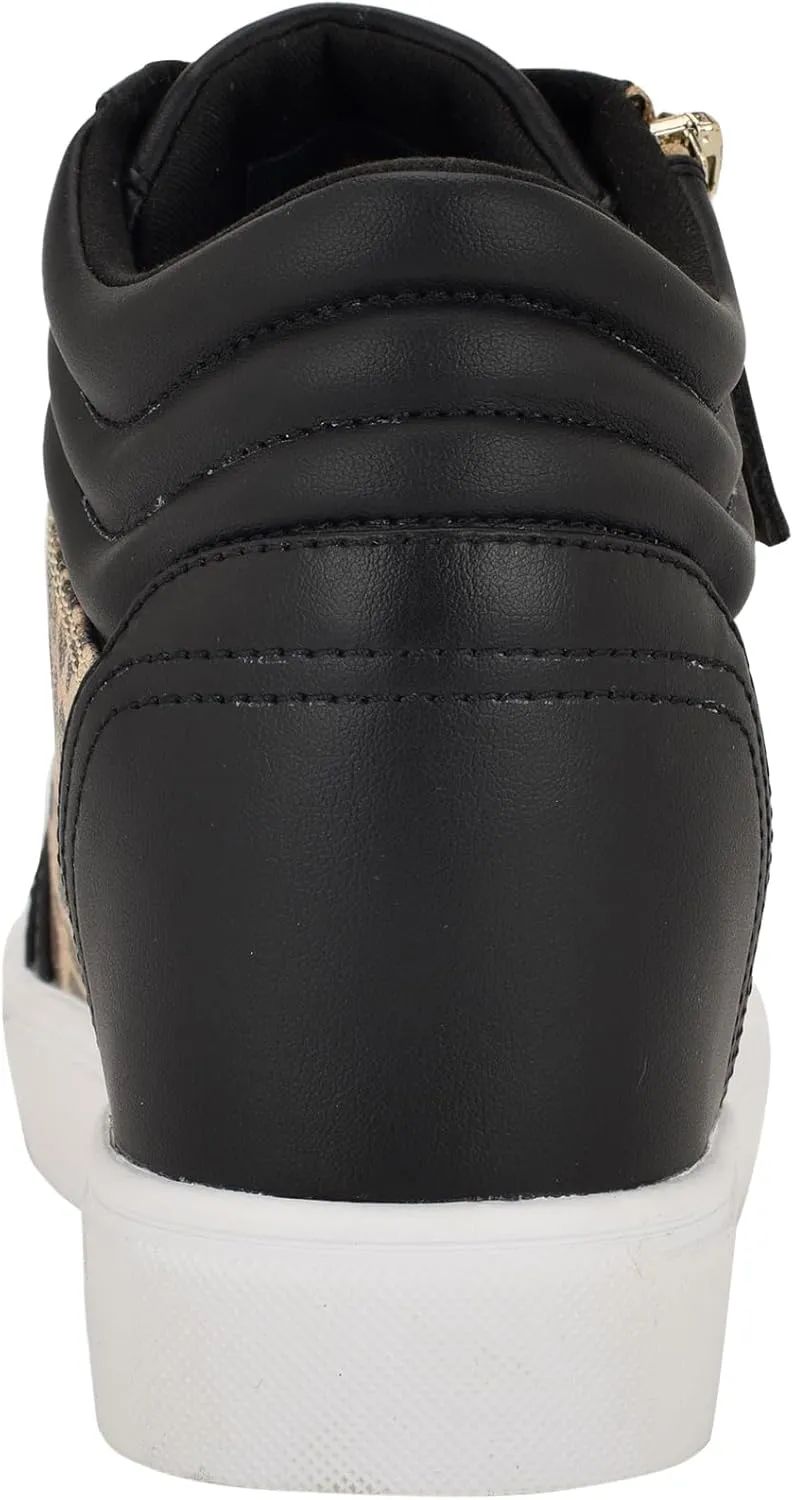Nine West Women's Tons High Top Hidden Wedge Sneaker