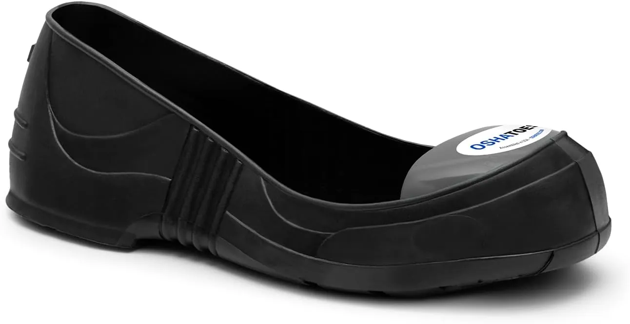 OST Unisex Steel Toe Shoe Covers – Slip-Resistant Lightweight PVC Safety Overshoes with Color Coded Sizing