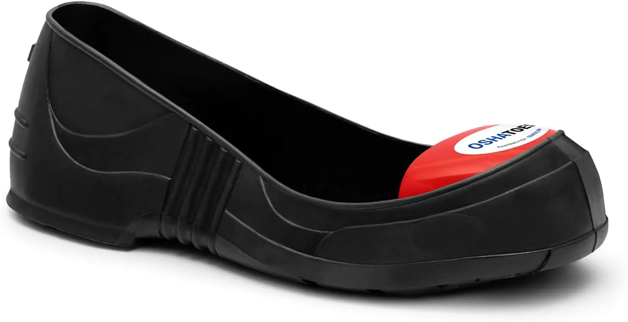 OST Unisex Steel Toe Shoe Covers – Slip-Resistant Lightweight PVC Safety Overshoes with Color Coded Sizing