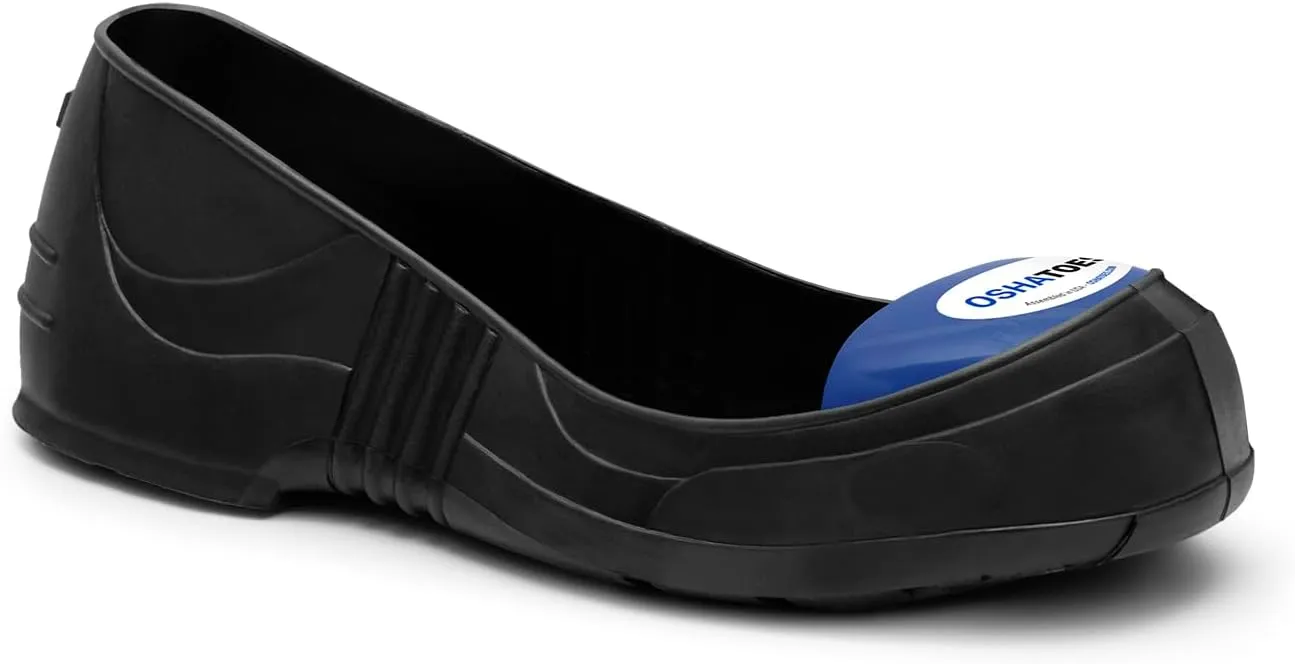 OST Unisex Steel Toe Shoe Covers – Slip-Resistant Lightweight PVC Safety Overshoes with Color Coded Sizing