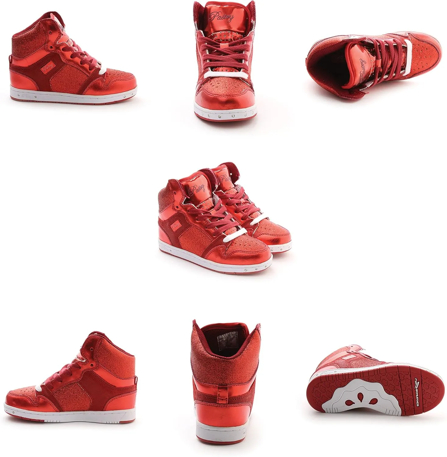 Pastry Pop Tart Glitter High-Top Sneaker & Dance Shoe for Women