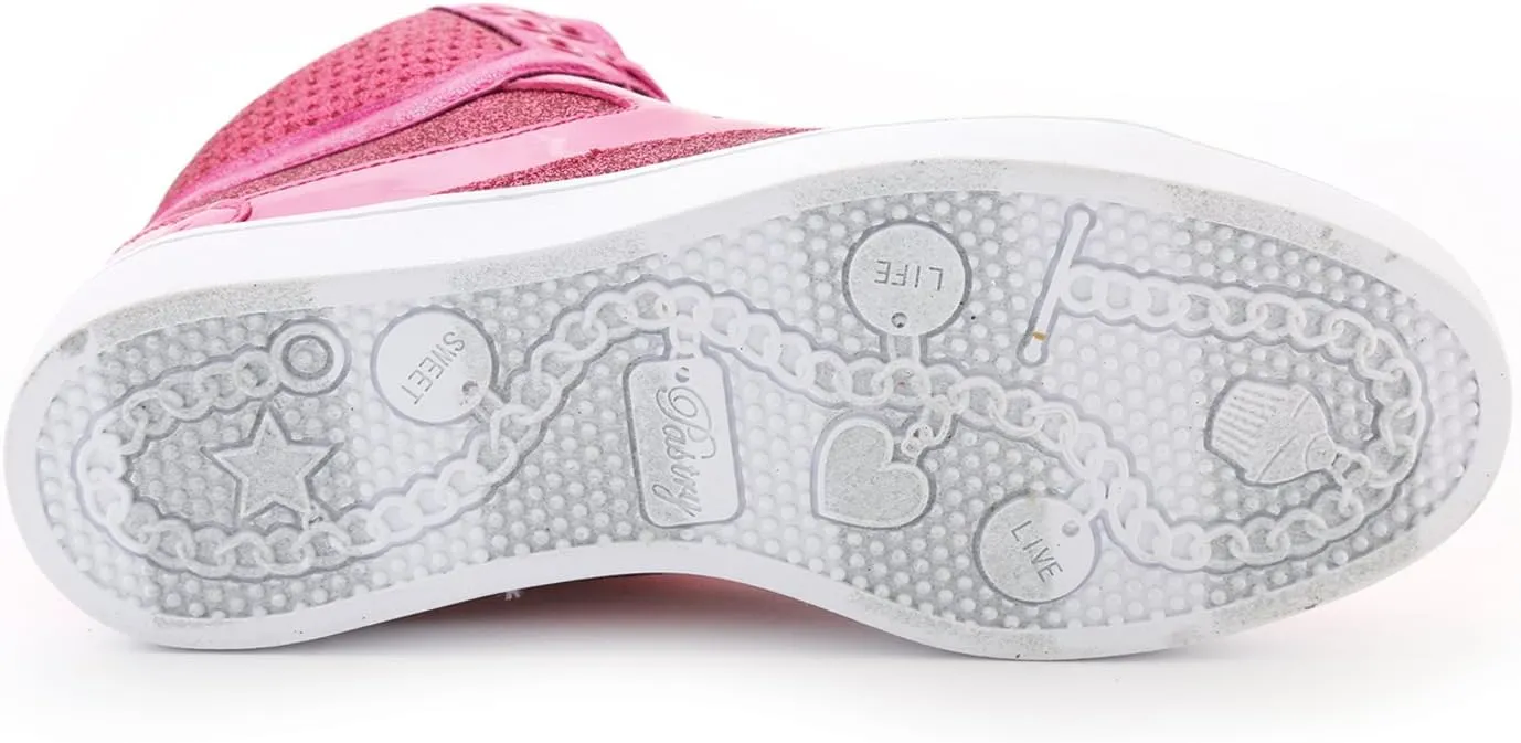 Pastry Pop Tart Glitter High-Top Sneaker & Dance Shoe for Women