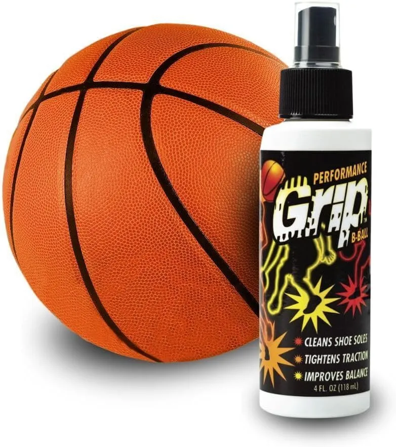 Performance Grip Spray for Basketball Shoes – Shoe Sole Protector Boosts Traction, Cleans & Refreshes Shoe Soles – Shoe Cleaner for Sport Shoes (4 Oz)