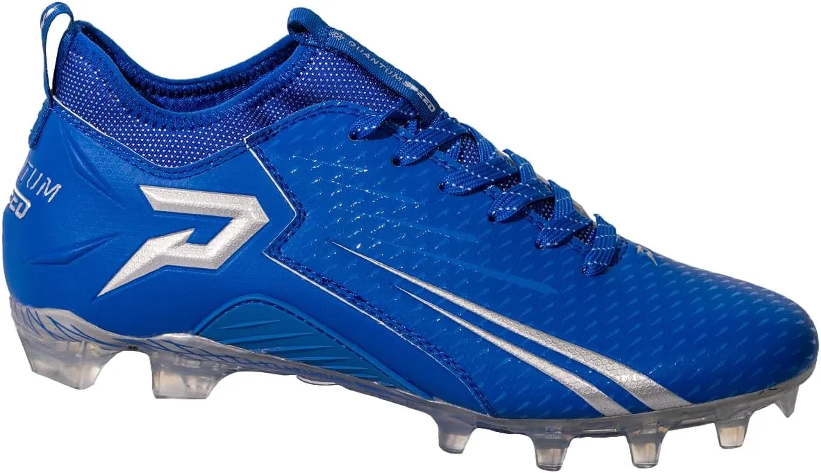 Phenom Elite Quantum Speed Football Cleats – Lightweight Speed Cleats for Men with Traction Plate – Performance Cleats for Football, Lacrosse & Rugby