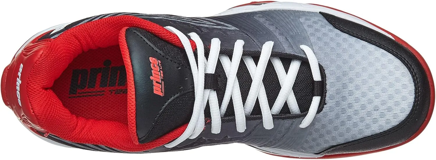 Prince T22 Lite Black/White/Red Men's Shoes
