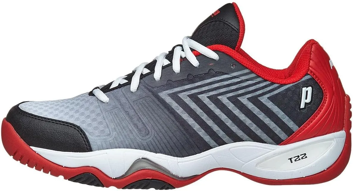 Prince T22 Lite Black/White/Red Men's Shoes