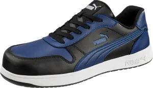 PUMA Men's Frontcourt Blue Black Low Sd Industrial Shoe