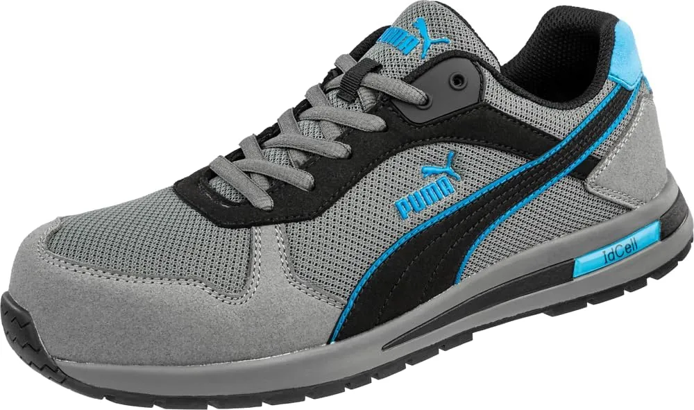 PUMA Men's Frontside Black Grey Sd Industrial Shoe