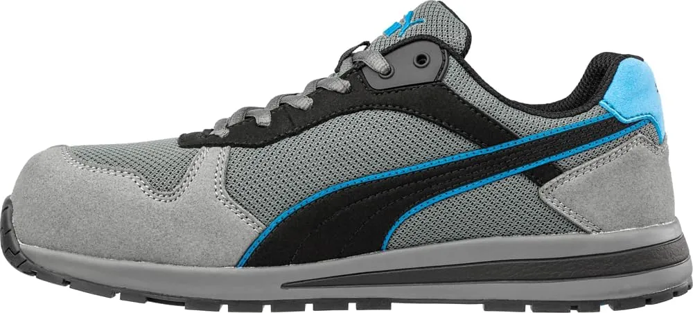 PUMA Men's Frontside Black Grey Sd Industrial Shoe
