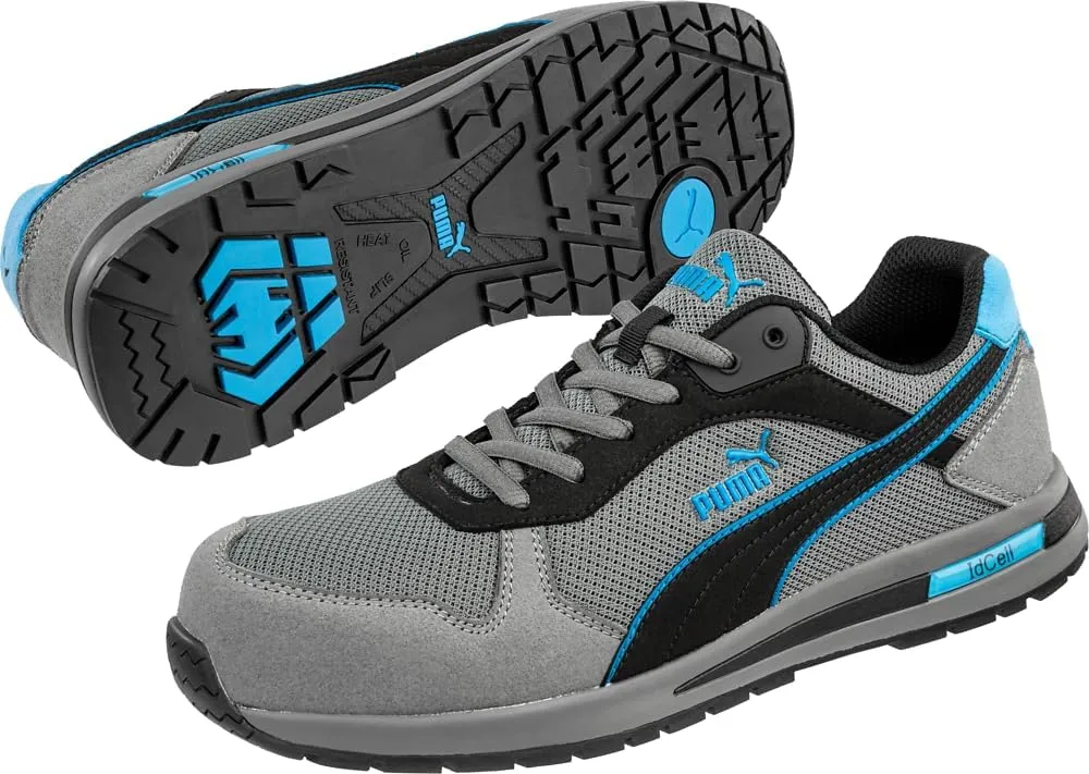 PUMA Men's Frontside Black Grey Sd Industrial Shoe