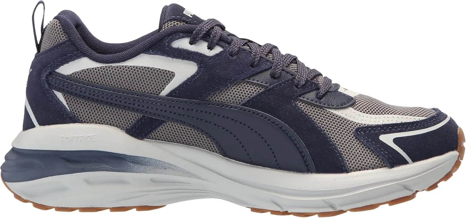 PUMA Men's Hypnotic Leather Shoes, Black-Strong Gray, 10.5