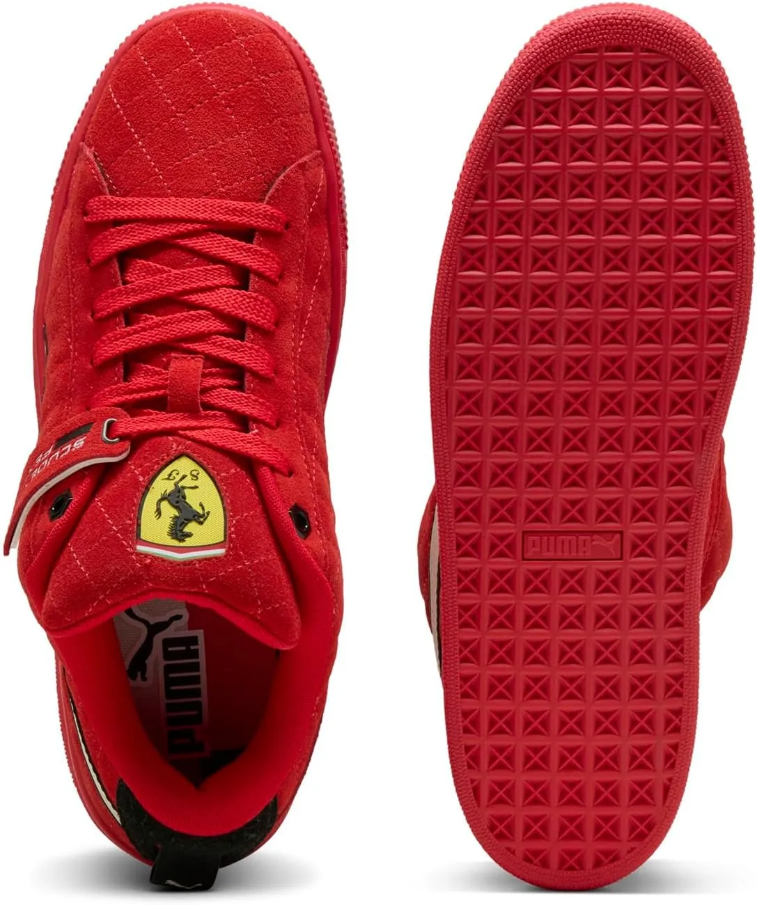 PUMA Men's Scuderia Ferrari Suede XL Hero Sneakers