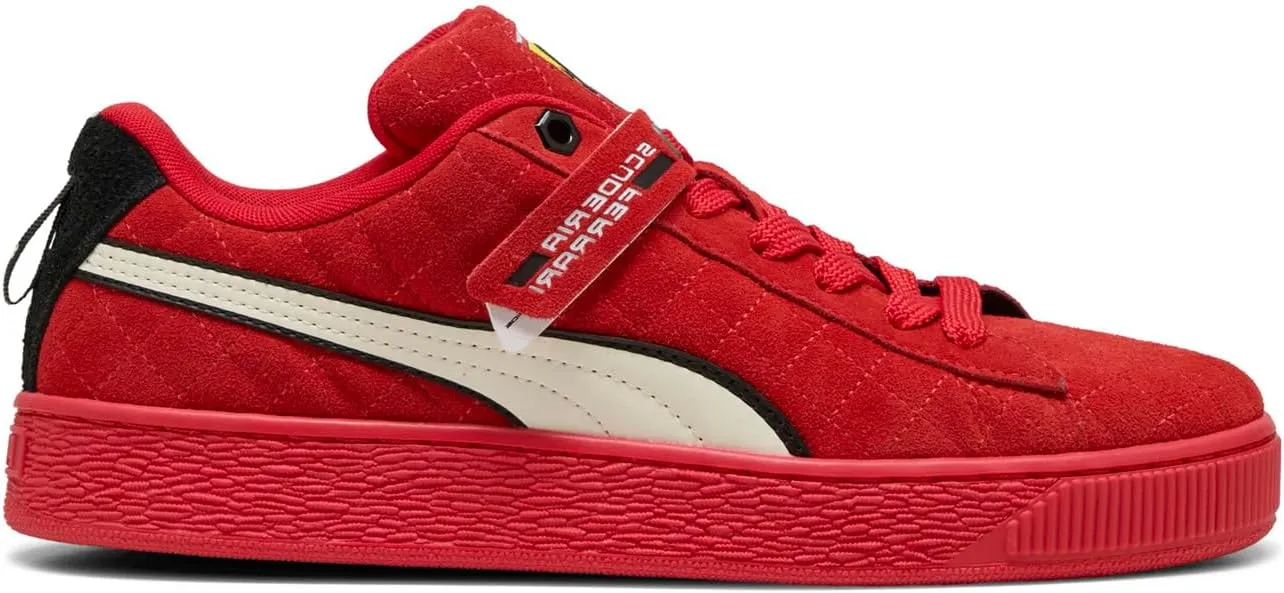 PUMA Men's Scuderia Ferrari Suede XL Hero Sneakers