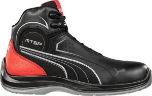 PUMA Men's Touring Black Mid Industrial Shoe, 8.5
