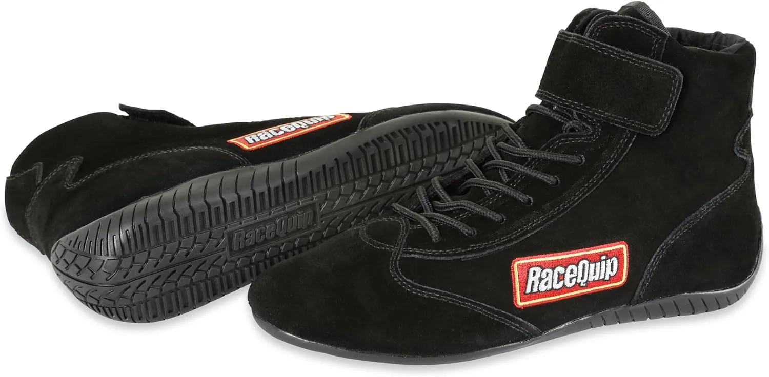 RaceQuipRQP 30300110RQP 303 Driving Shoes Mid-Top SFI 3.3/5 Black Size 11
