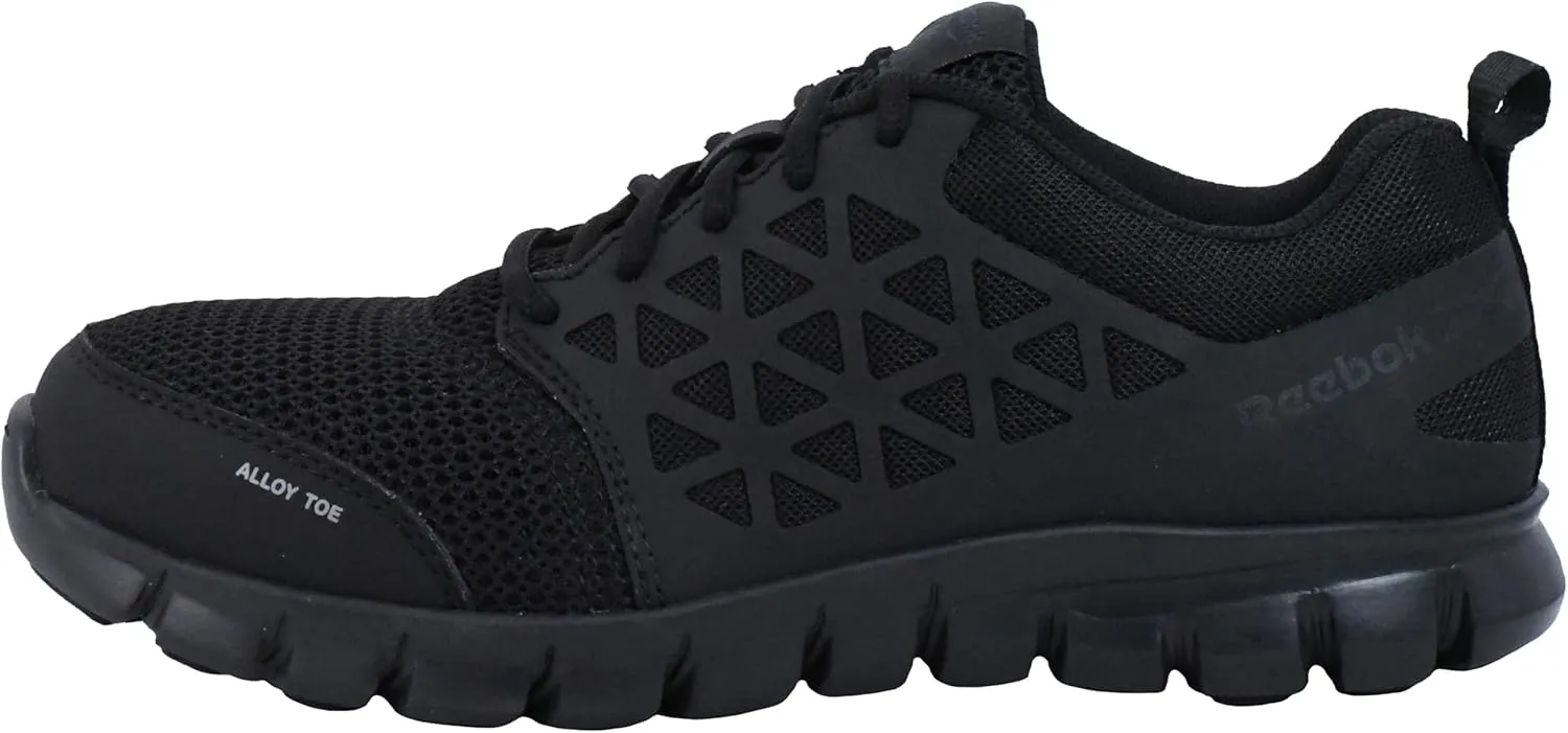 Reebok Men's Rb4041 Sublite Cushion Safety Toe Athletic Work Shoe Black