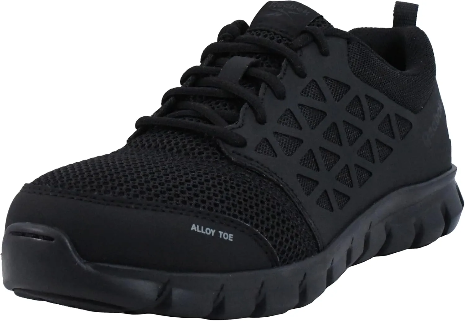 Reebok Men's Rb4041 Sublite Cushion Safety Toe Athletic Work Shoe Black