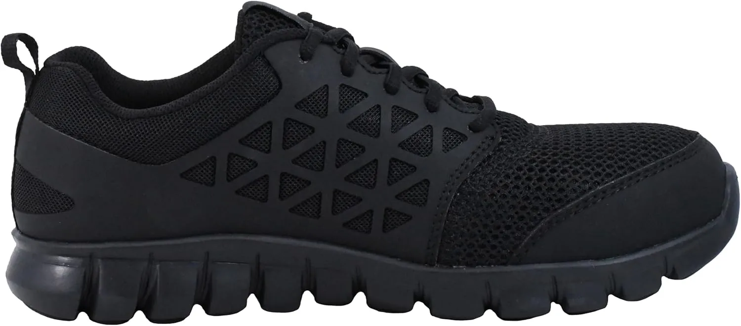 Reebok Men's Rb4041 Sublite Cushion Safety Toe Athletic Work Shoe Black