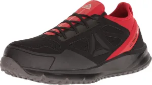Reebok Men's Rb4090 All Terrain Safety Steel Toe Trail Running Work Shoe Black