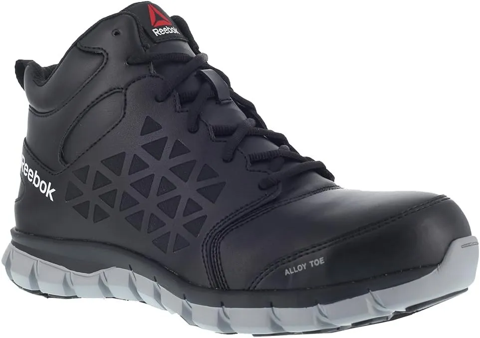 Reebok Men's Sublite Cushion Work Safety Toe Athletic Mid Cut