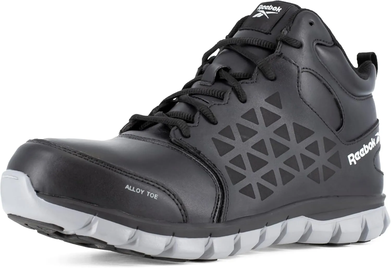 Reebok Men's Sublite Cushion Work Safety Toe Athletic Mid Cut