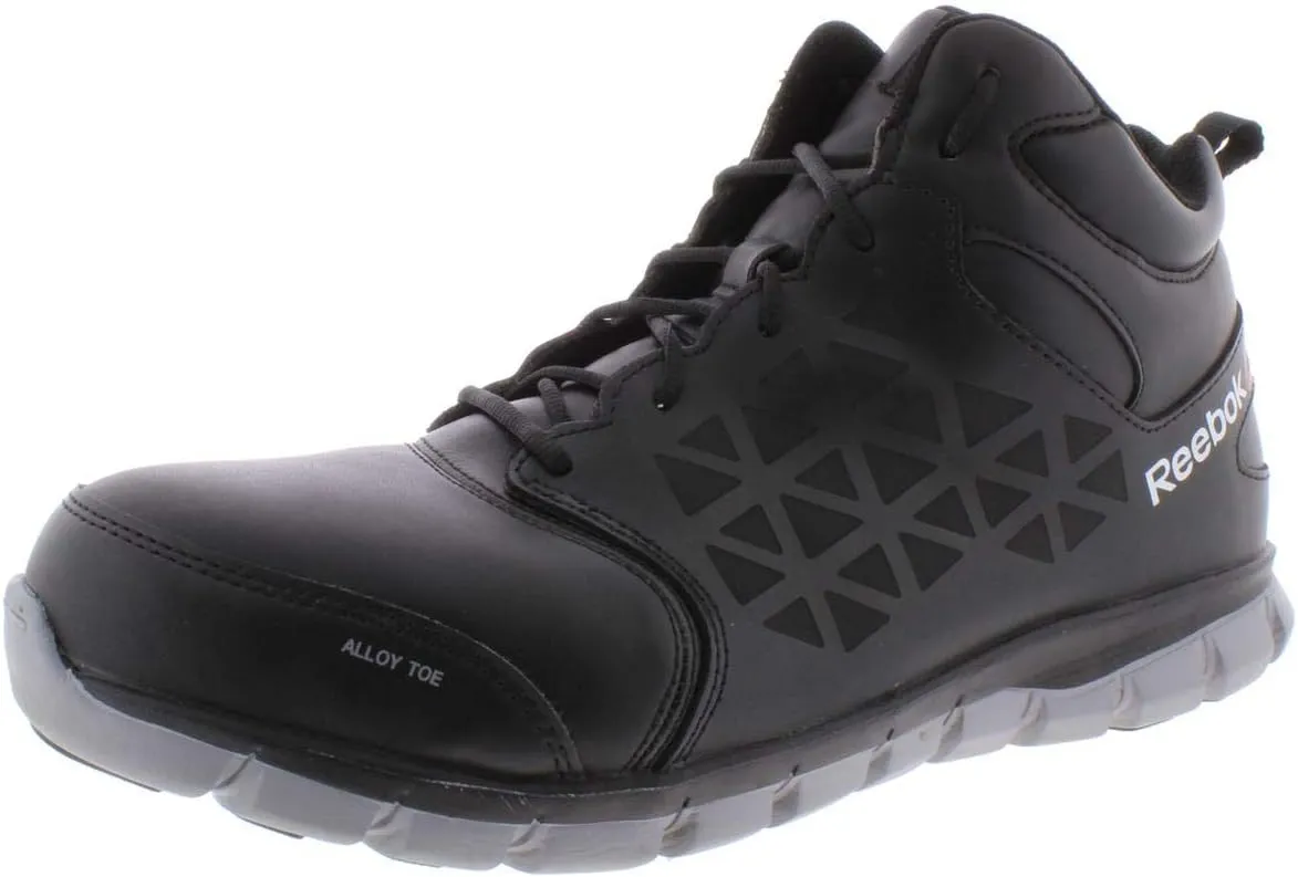 Reebok Men's Sublite Cushion Work Safety Toe Athletic Mid Cut