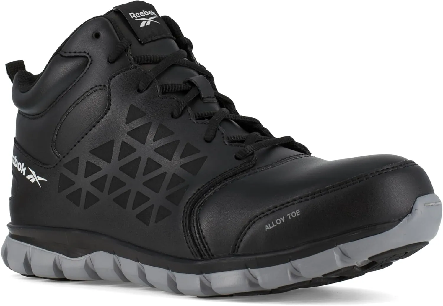 Reebok Men's Sublite Cushion Work Safety Toe Athletic Mid Cut