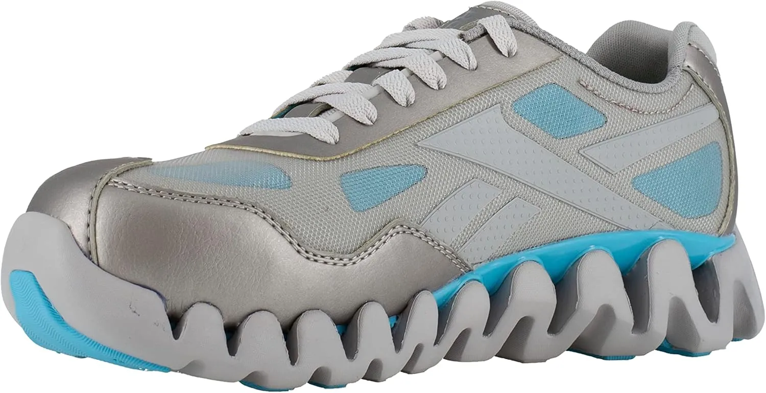 Reebok Women's Rb151 Zig Pulse Work Construction Shoe Pink Safety