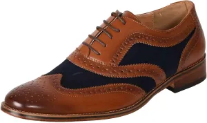 Roamers Boys 5 Eye Brogue Oxford Shoes