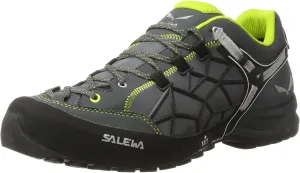 Salewa Unisex Wildfire Pro Approach Shoe | Hiking, Climbing, Training | Vibram Sole, Climbing Lacing, Suede Upper | Excellent Climbing Performance