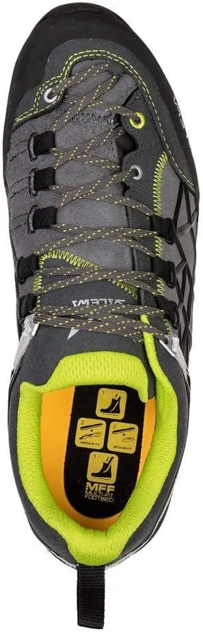 Salewa Unisex Wildfire Pro Approach Shoe | Hiking, Climbing, Training | Vibram Sole, Climbing Lacing, Suede Upper | Excellent Climbing Performance