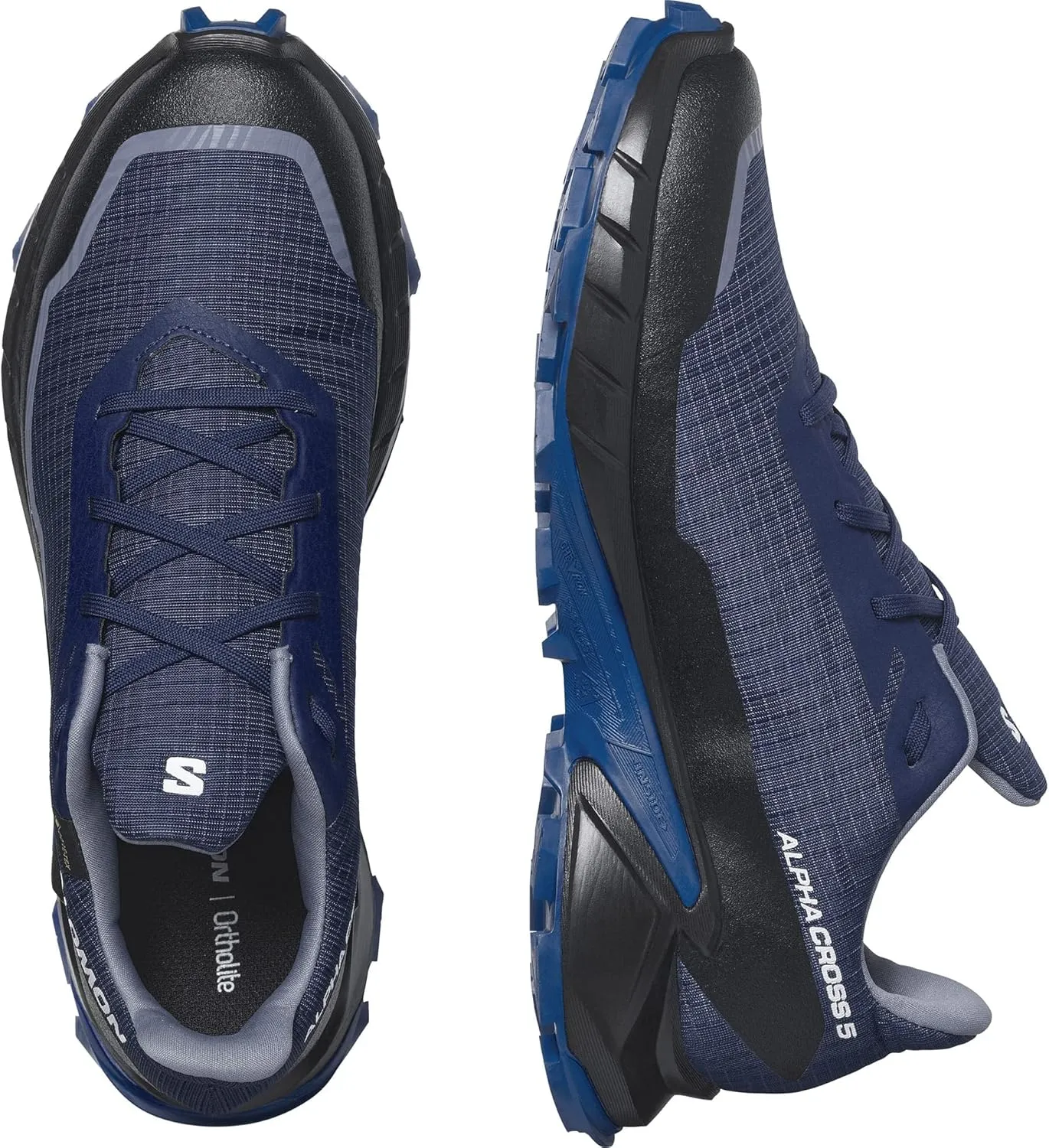 Salomon Men's ALPHACROSS 5 GORE-TEX Trail Running Shoe