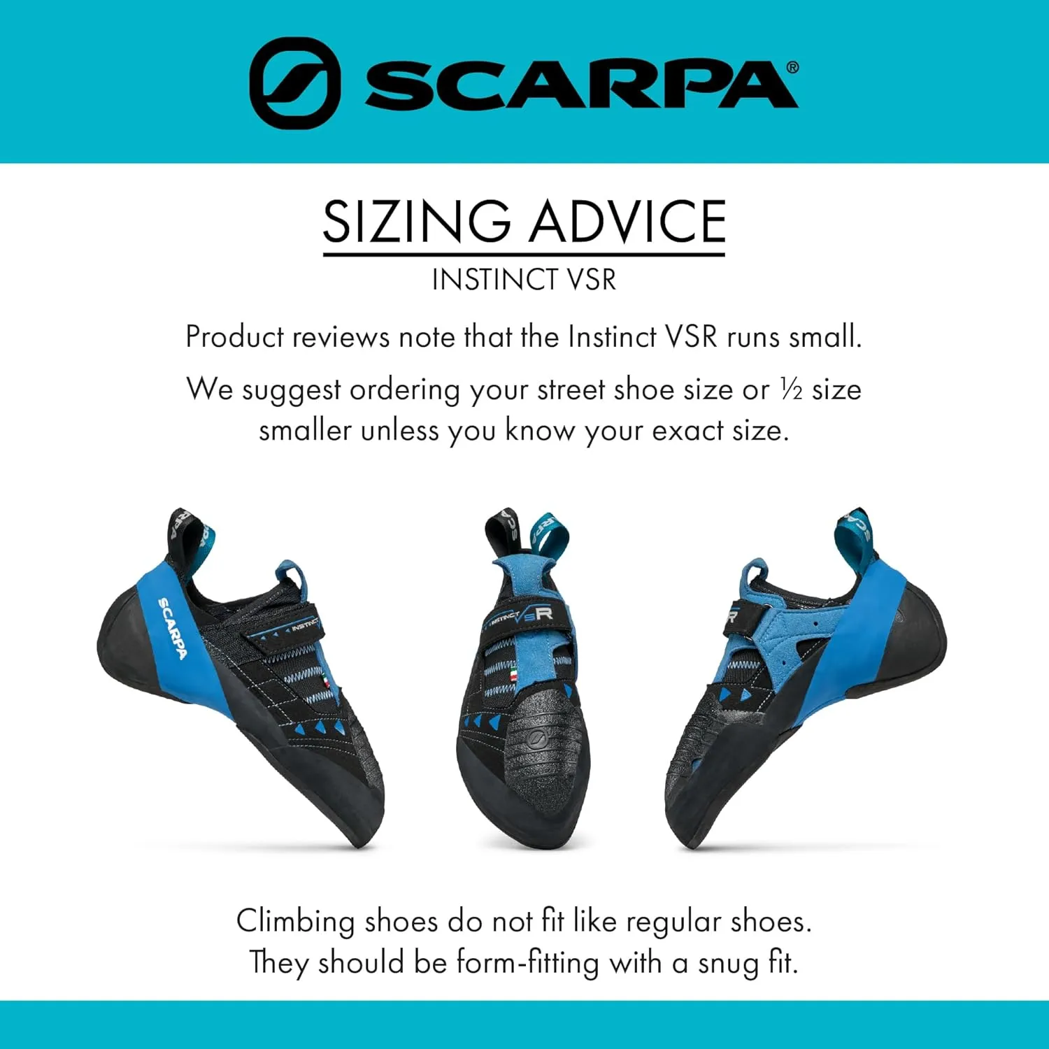 SCARPA Instinct VSR Rock Climbing Shoes for Sport Climbing and Bouldering