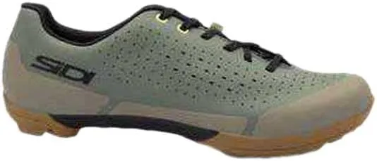 Sidi Asper Laces Gravel Shoes - Men's, Military Yellow, 42