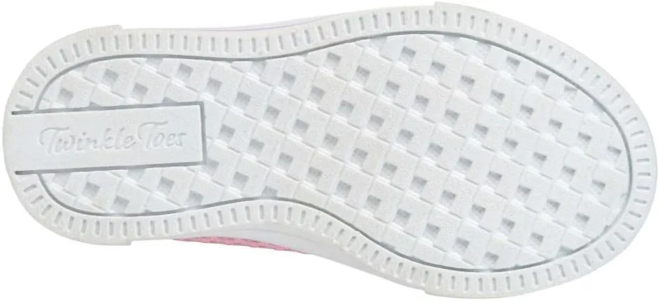 Skechers Girl's Twinkle Sparks Ice-Heather Sneaker