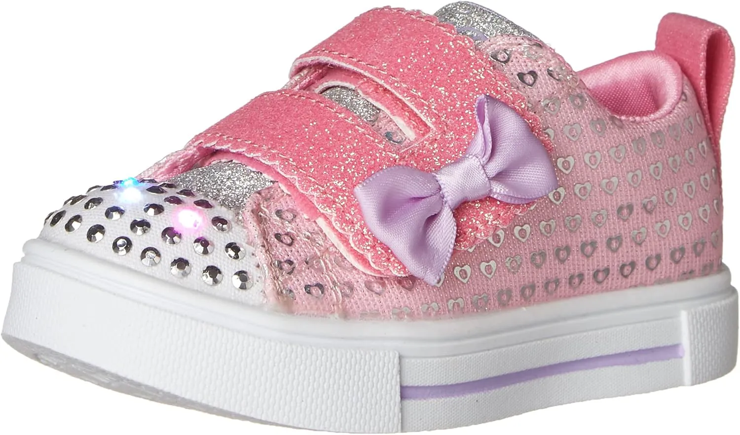 Skechers Girl's Twinkle Sparks Ice-Heather Sneaker