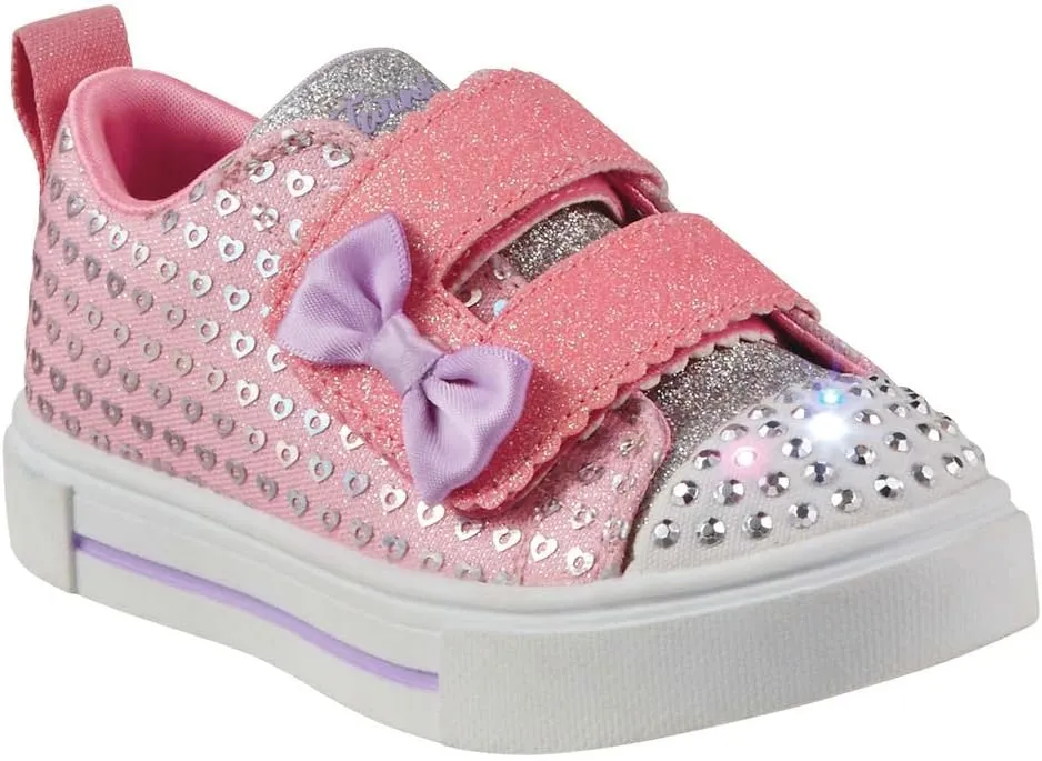 Skechers Girl's Twinkle Sparks Ice-Heather Sneaker