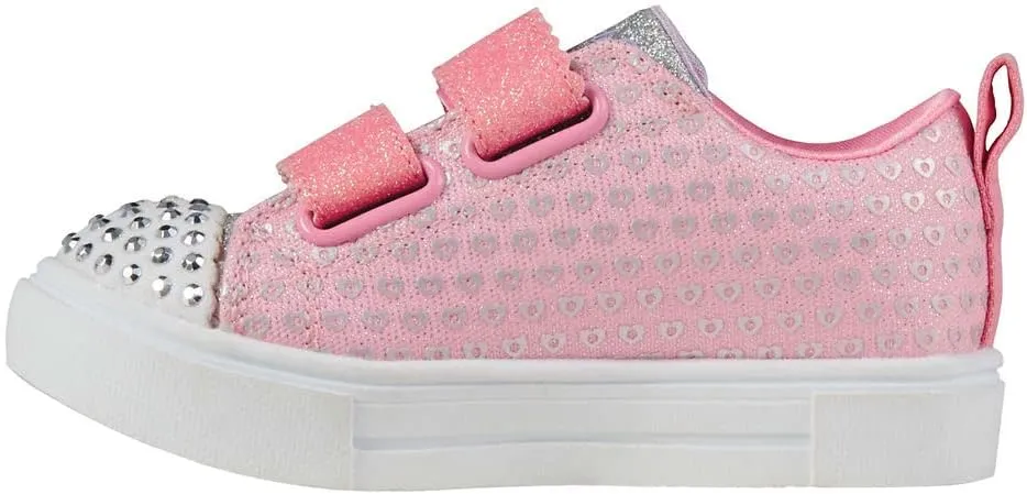 Skechers Girl's Twinkle Sparks Ice-Heather Sneaker