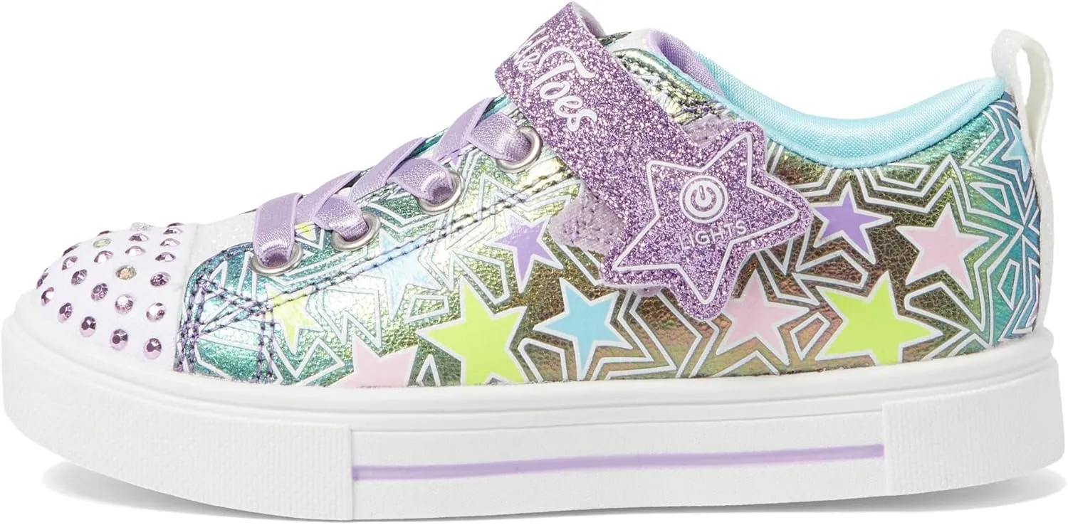 Skechers Girl's Twinkle Sparks-Shimmer Star Sneaker