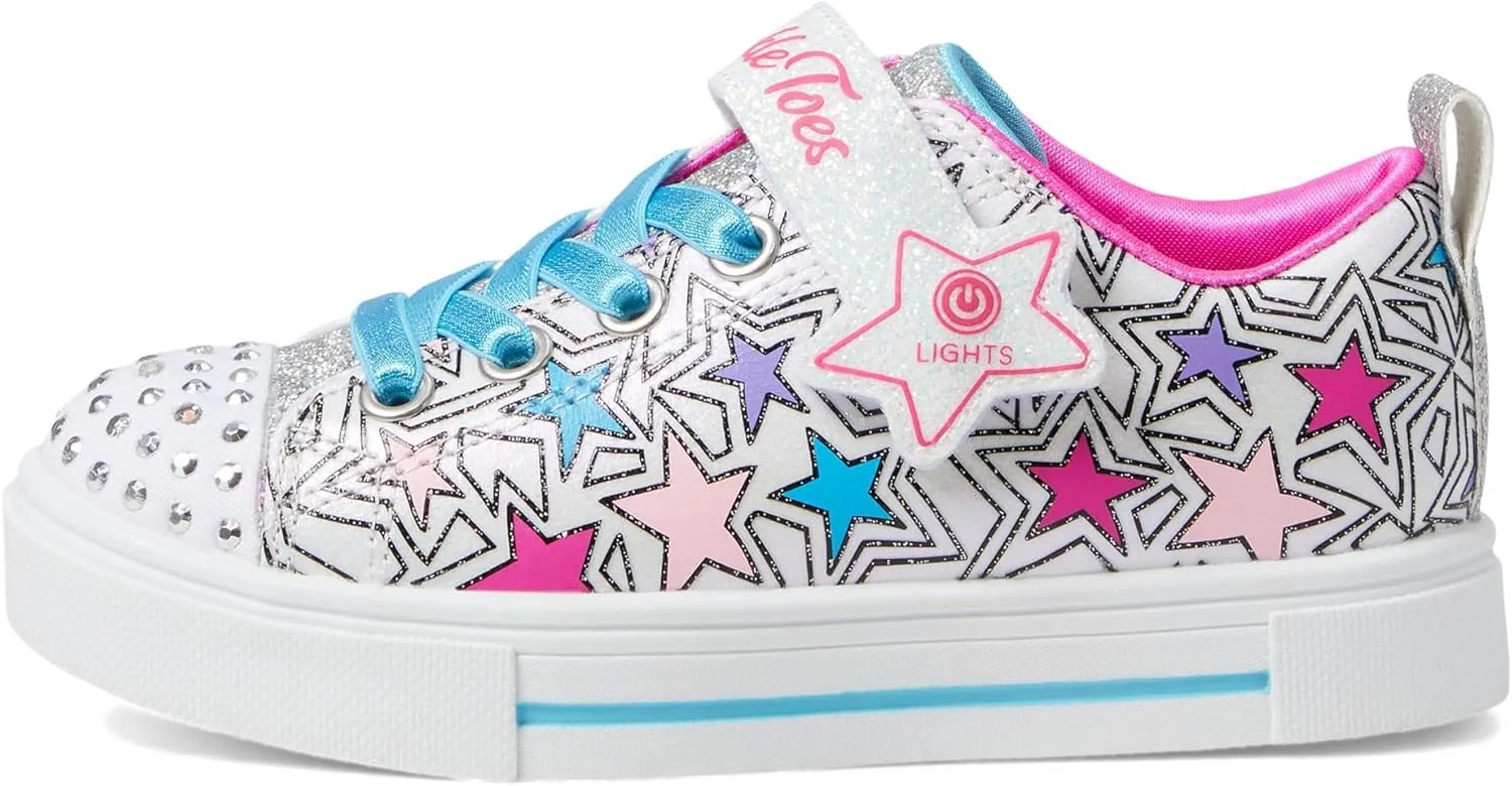 Skechers Girl's Twinkle Sparks-Shimmer Star Sneaker
