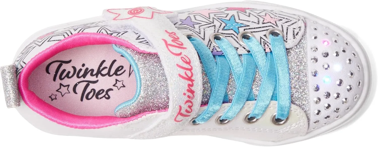 Skechers Girl's Twinkle Sparks-Shimmer Star Sneaker