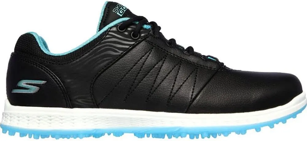 Skechers Golf Ladies GO Golf Pivot Spikeless Shoes Black/Turquoise Size 7.5 Medium