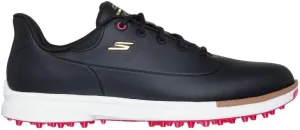 Skechers Golf Women's Jasmine Waterproof Golf Shoe Sneaker, Black/Pink Spikeless, 11
