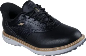 Skechers Golf Women's Prestige Spikeless Slip-in Arch Fit Golf Shoe Sneaker, Black/Gold, 6.5