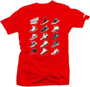 SNELOS Retro High Top Sneaker Tees - Premium Basketball T-Shirts for Men, Designed to Match Your Legacy Jordans & Celebrate